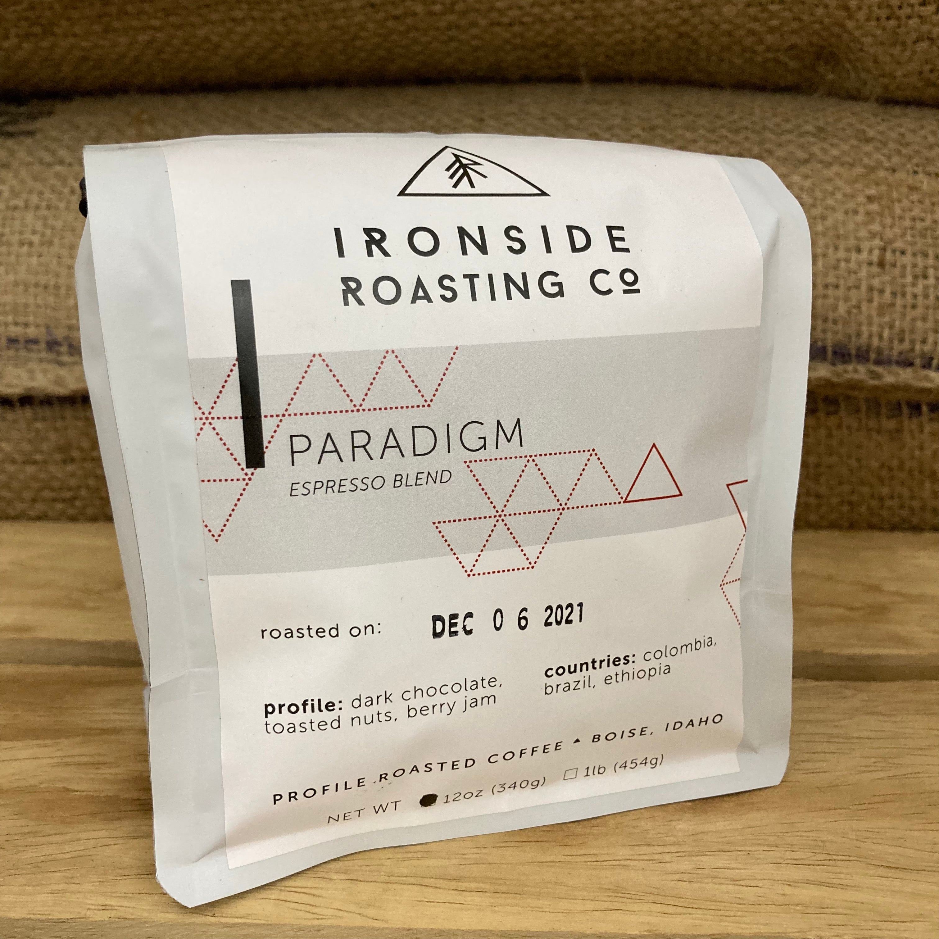 Paradigm Espresso Blend <br/> <b>Walnut, Cocoa, Lemon</b> <br/> 12 oz.