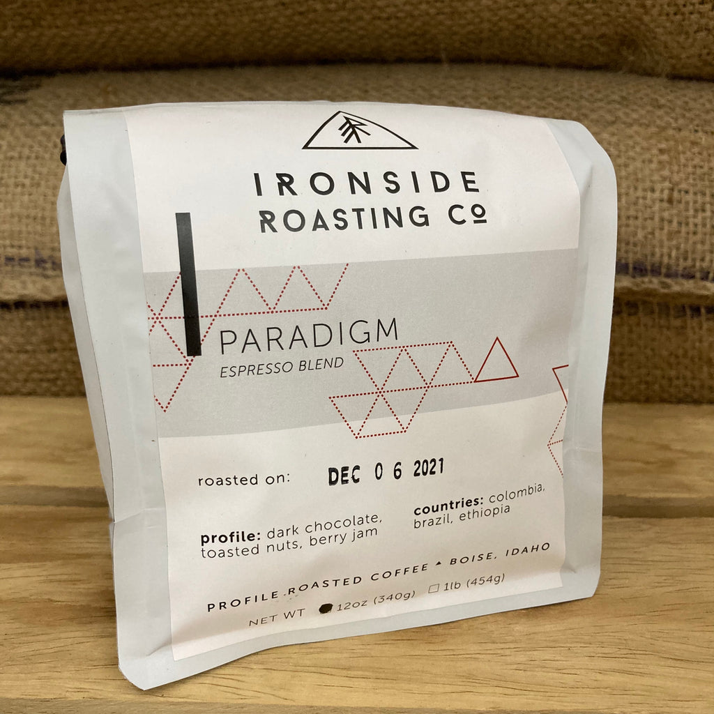 Paradigm Espresso Blend <br/> <b>Walnut, Cocoa, Lemon</b> <br/> 12 oz.