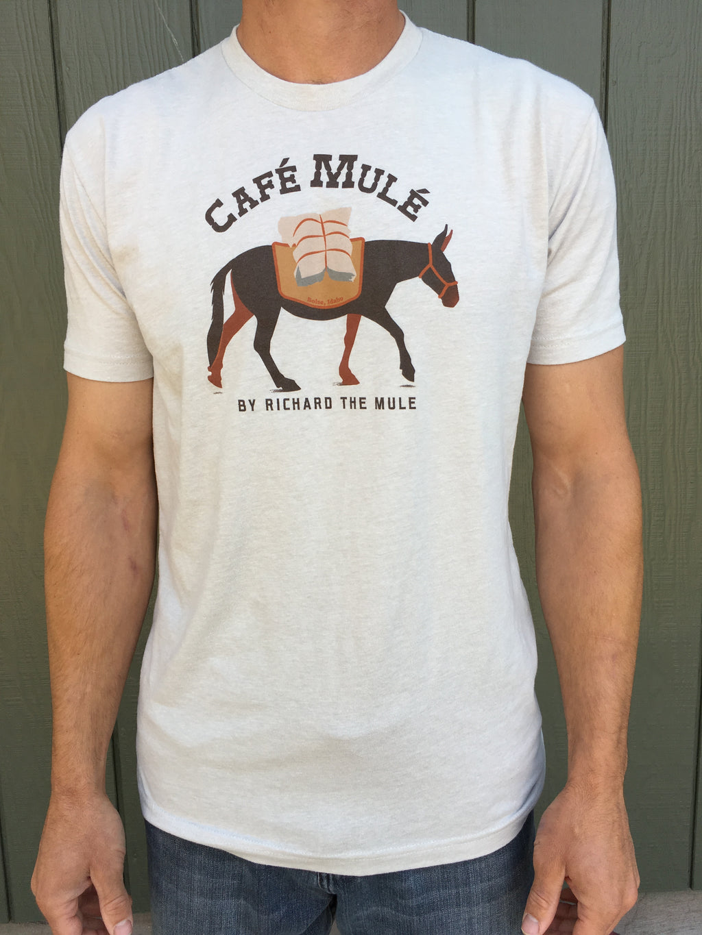 Café Mulé by Richard the Mule Tee