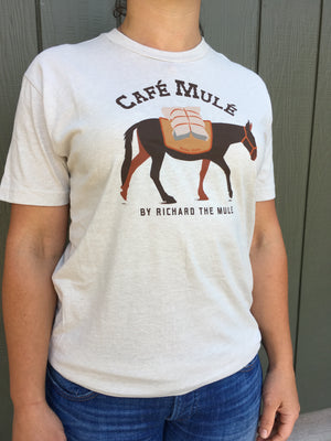Café Mulé by Richard the Mule Tee